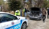 Kiraladığı araca çakar takıp gezen şahsın polislere tepkisi pes dedirtti
