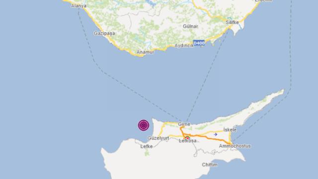 Mersin'in Anamur ilçesi açıklarında 4,3 büyüklüğünde deprem