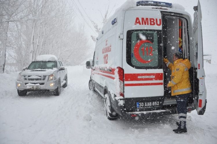 <p>İlçe özel idaresi ekipleri, 3 saat süren çalışma sonunda sağlık ekibiyle köye ulaştı. Eylül ve Ayvaz kardeşler, yapılan ilk müdahalenin ardından ambulansla Yüksekova Devlet Hastanesine götürüldü.</p>
