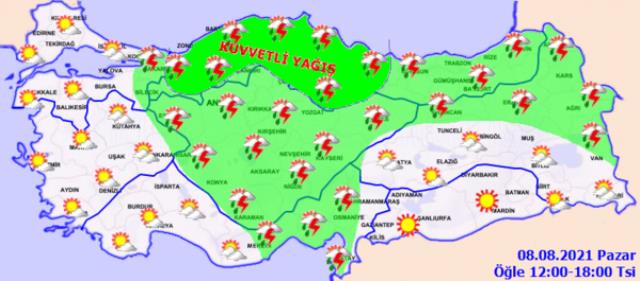 Meteoroloji'den şiddetli yağmur uyarısı! Şemsiye yetmeyecek, yağmurlukları hazırlayın