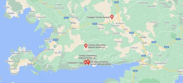 Milas'taki yangının bölgedeki termik santrallere yaklaşması panik yarattı