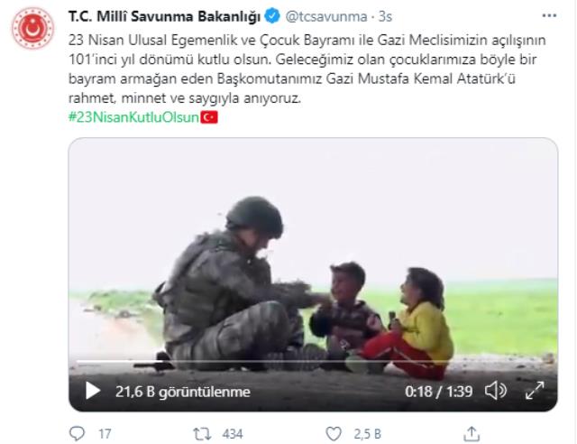 MSB'den '23 Nisan'a özel video MSB'den '23 Nisan'a özel video
