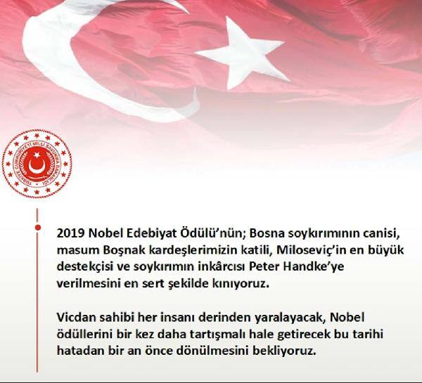 Milli Savunma Bakanlığı'nın yaptığı açıklama.