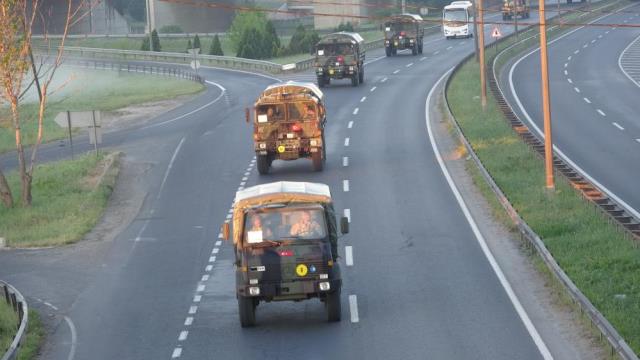 NATO Tatbikatına katılacak olan Türk Silahlı Kuvvetleri personeli Romanya'ya hareket etti