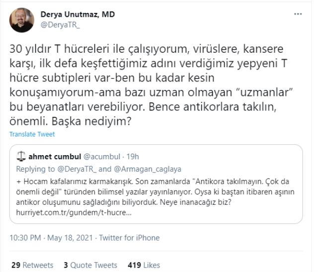 Profesörler antikor konusunda sosyal medyada birbirine girdi! Vatandaşlar hangisine inanacağını şaşırdı
