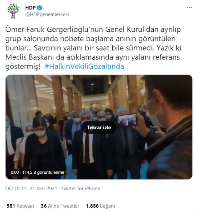 HDP'den, savcılığın 'terör sloganı atıldı' açıklamasına videolu yanıt: Yalan