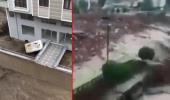 Kastamonu Bozkurt'u yıkan sel böyle geldi! Köprü tıkandı, sel ilçeyi yuttu