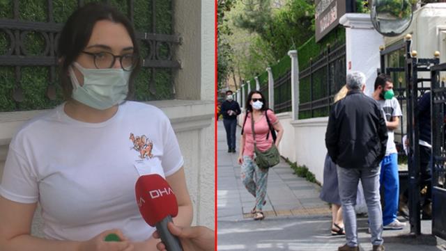 Sınav sırasında maske çıkarılmasını protesto eden kız öğrenci ALES'e girmeyip salonu terk etti