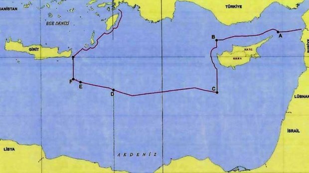 Libya ile Türkiye'nin Akdeniz'de kıta sahanlığı açısından büyük önem arz eden anlaşma sonrası haritadaki son durum