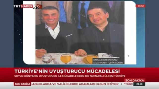 Son Dakika: Bakan Soylu, yakalanan uyuşturucu baronu Çetin Gören'le Sedat Peker'in fotoğrafını paylaştı