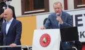 Cumhurbaşkanı Erdoğan selin vurduğu Rize'de vatandaşlara seslendi: 1 yılda 550 konut inşa edeceğiz