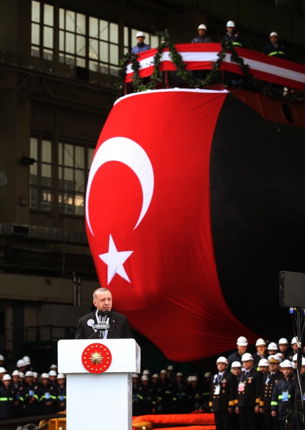 Başkan Erdoğan'ın konuşmasından bir kare
