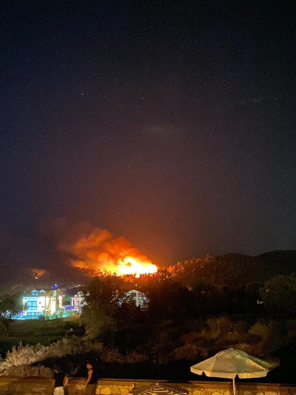 Son dakika haber | Fethiye'de orman yangını (2)