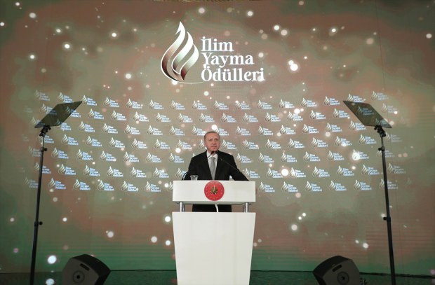 Cumhurbaşkanı Erdoğan'ın konuşmasından bir kare
