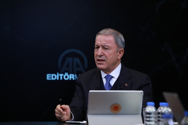 Son dakika haberi: Bakan Akar, AA Editör Masası'nda gündeme ilişkin önemli açıklamalarda bulundu.
