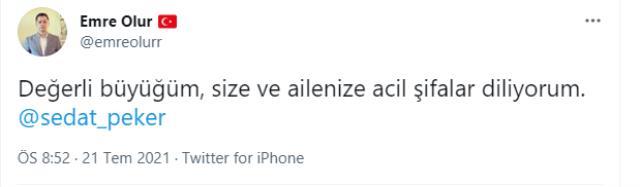 Suç örgütü lideri Sedat Peker iddiaları doğruladı: Tüm aile koronavirüse yakalandık, hastalığım ağır geçiyor