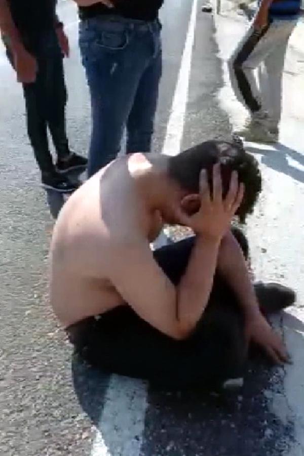 Takla atan otomobilin sürücüsü: Bir sigara verin, gözünüzü seveyim