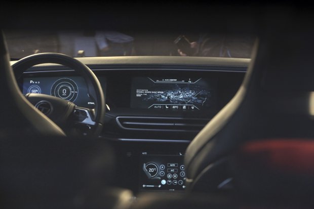 Yerli Otomobil C-Suv Modelinin içinden bir görüntü