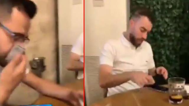 Turistlerden skandal hareket! Türk Lirası'yla burunlarını sildiler