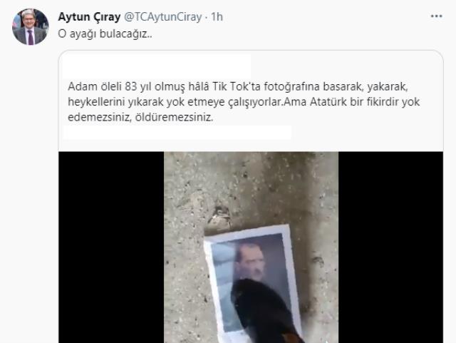 Mustafa Kemal Atatürk'e alçak saldırı! Provokatörler yine iş başında Mustafa Kemal Atatürk'e alçak saldırı! Provokatörler yine iş başında