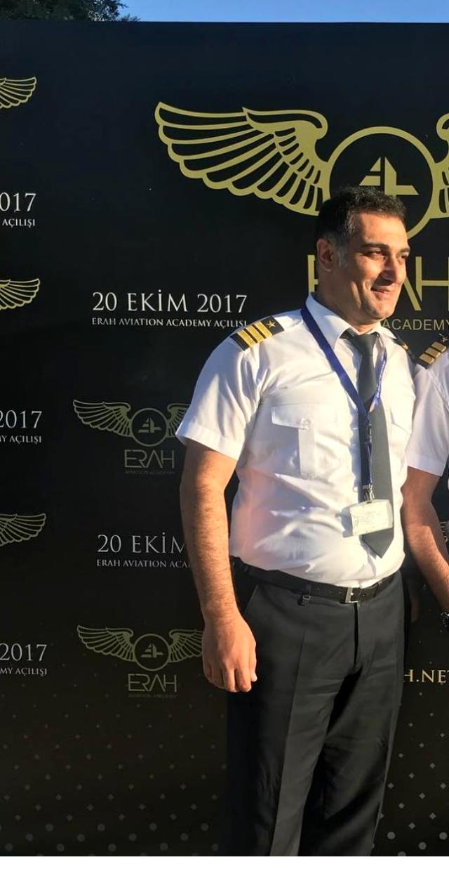 Uçak kazasında hayatını kaybeden pilotun Elazığ'daki babaevine Türk bayrağı asıldı