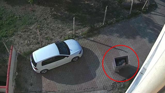 Yokuşun başına koyulan çöp konteyneri, mahallelinin kabusu oldu