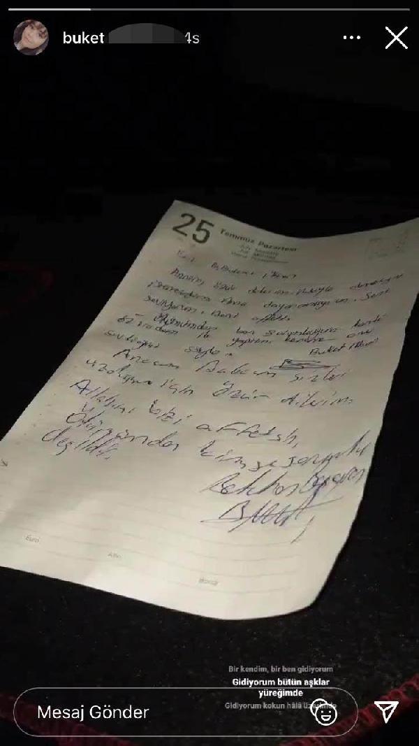 Yol kenarında ölü bulunan Buket'in 'Vasiyetim olsun' mesajı ortaya çıktı
